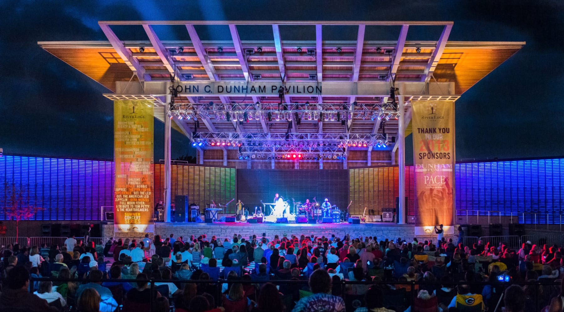 John C. Dunham Pavilion at Aurora RiverEdge Park