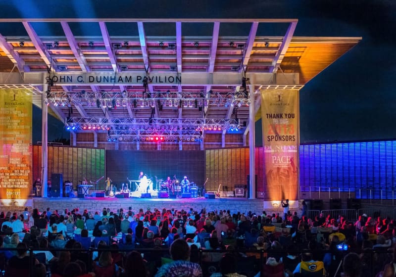 John C. Dunham Pavilion at Aurora RiverEdge Park