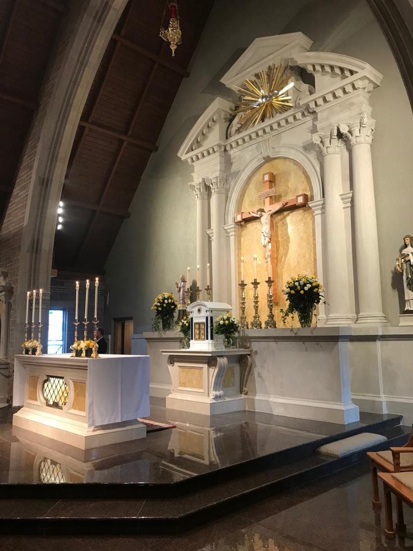 Saint Catherine of Siena Sanctuary Alteration