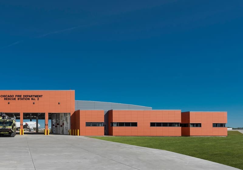 O'Hare Aircraft Rescue + Fire Fighting Station No. 2