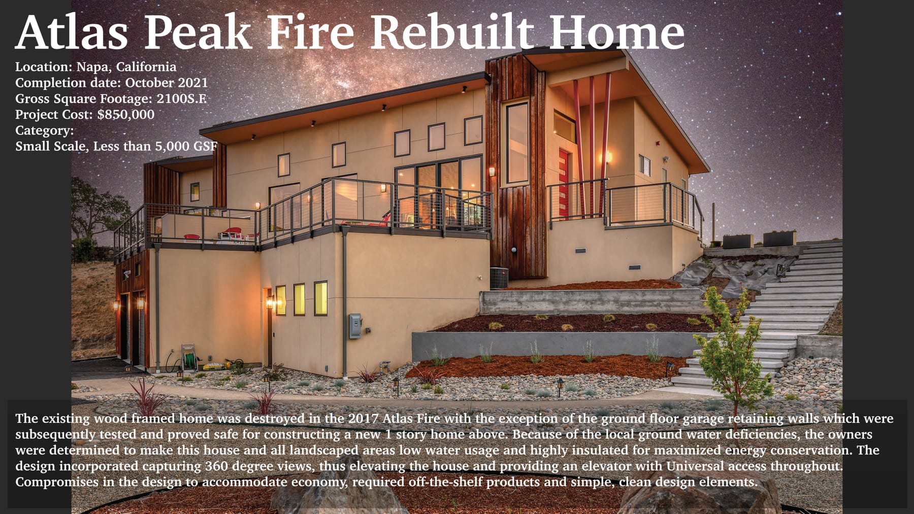 Mufson Fire Rebuild