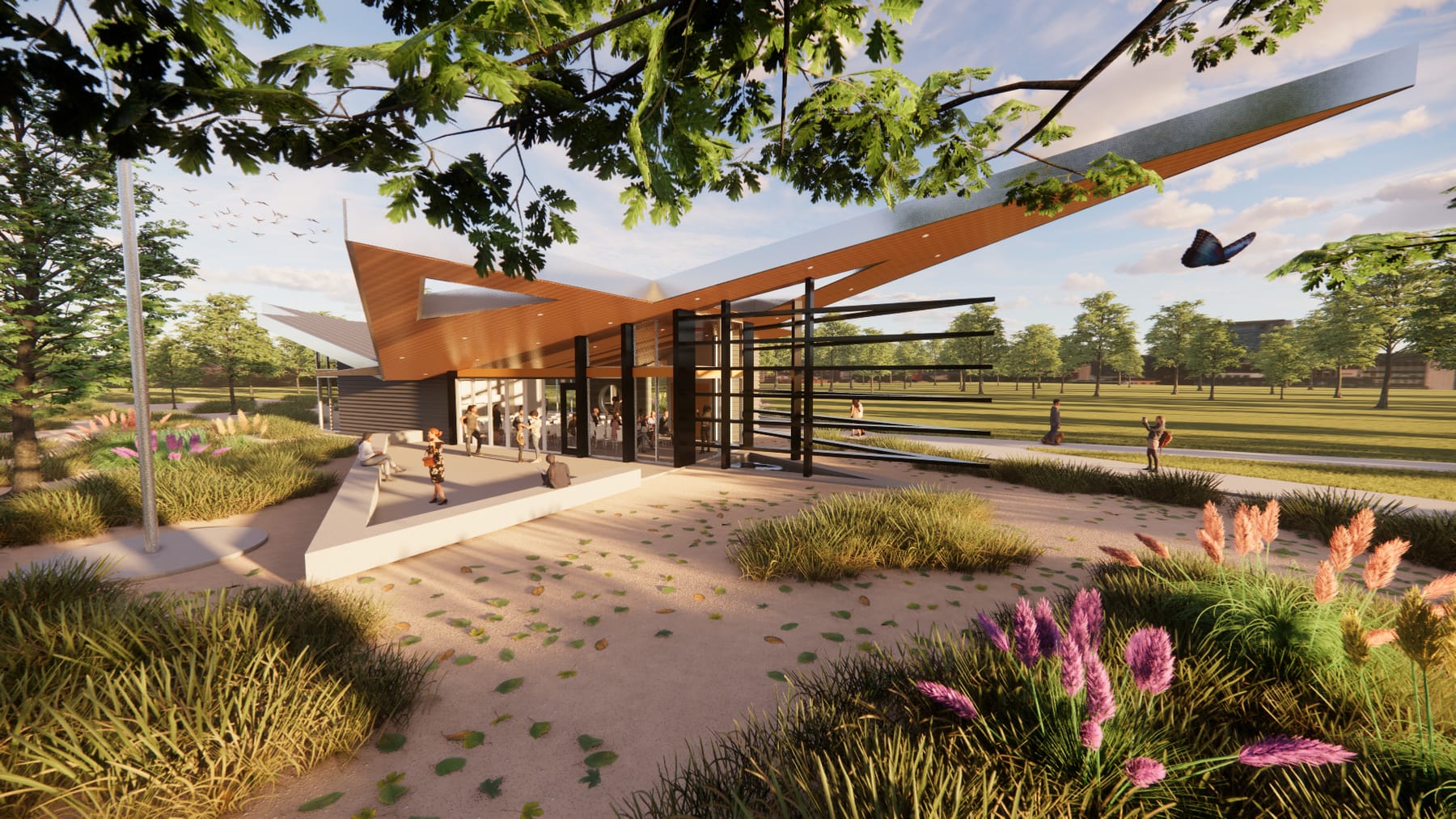 Clovis Botanical Garden Visitor Center, image 3