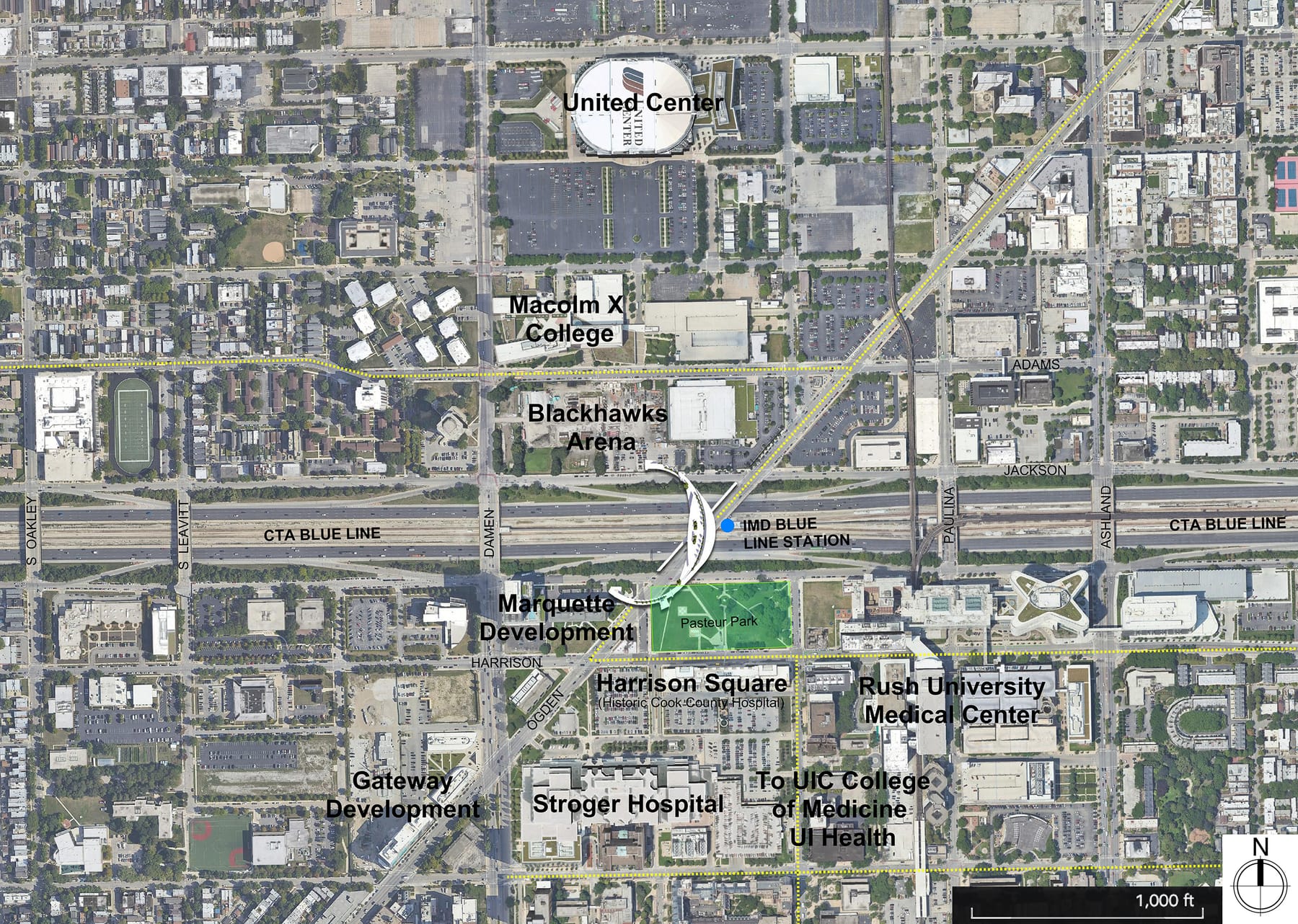 Illinois Medical District (IMD) Pedestrian Bridge – The Urban Connector, image 2