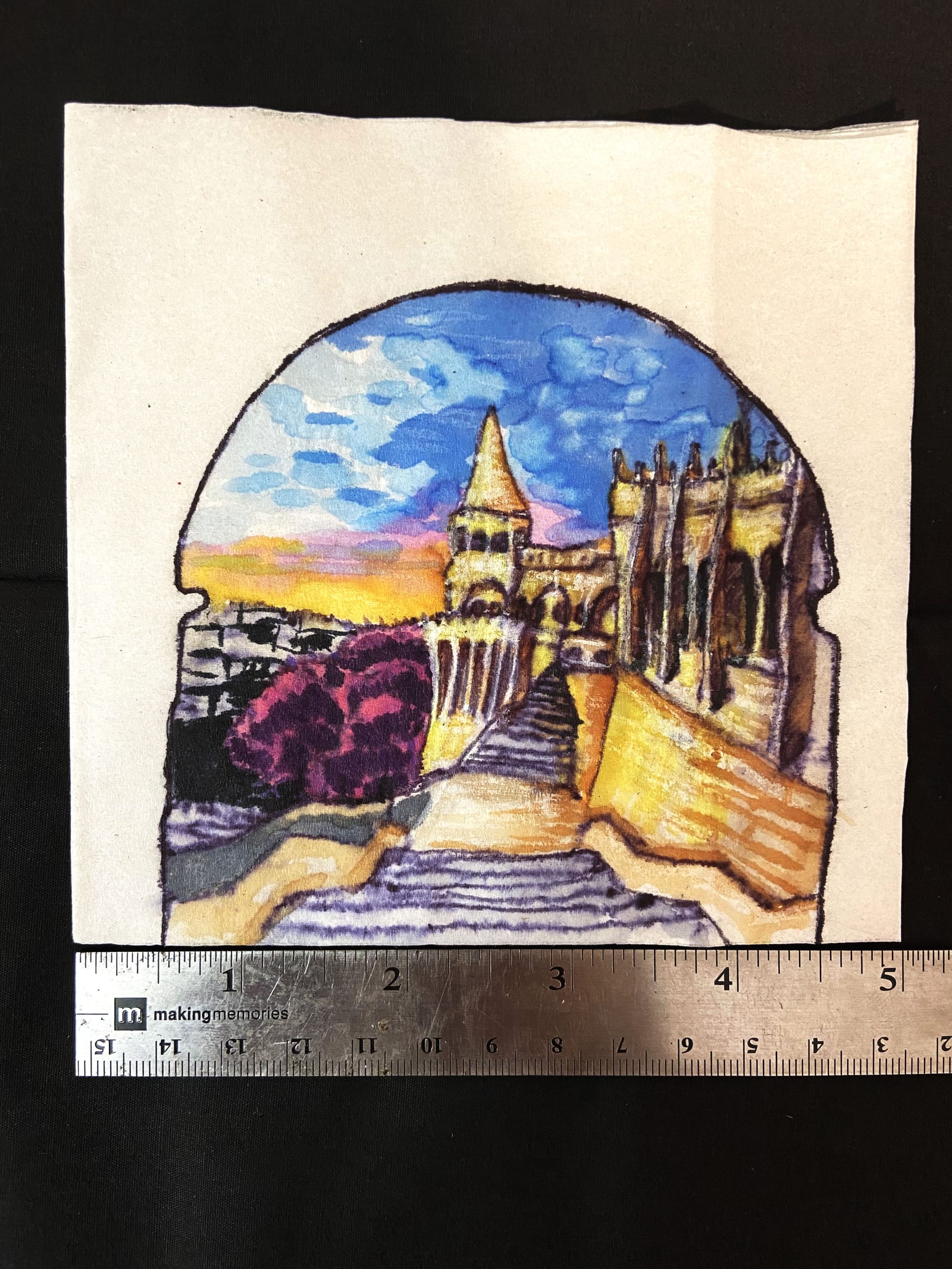 Napkin sketch by Sasha LaPage