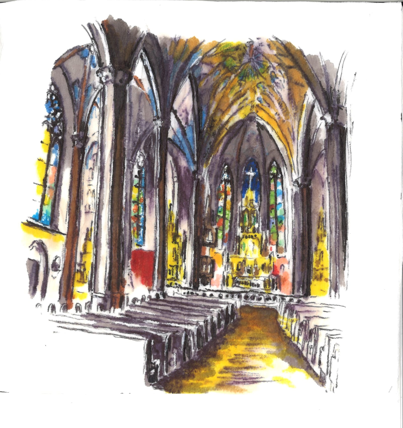 Napkin sketch by Brian Varano