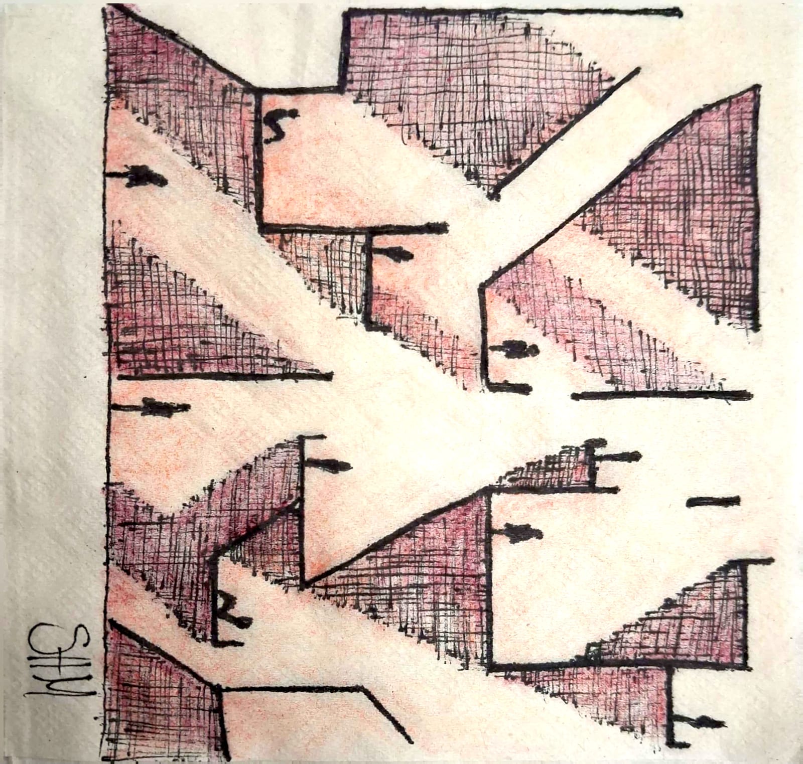 Napkin sketch by Sofia Hurtado Martinez